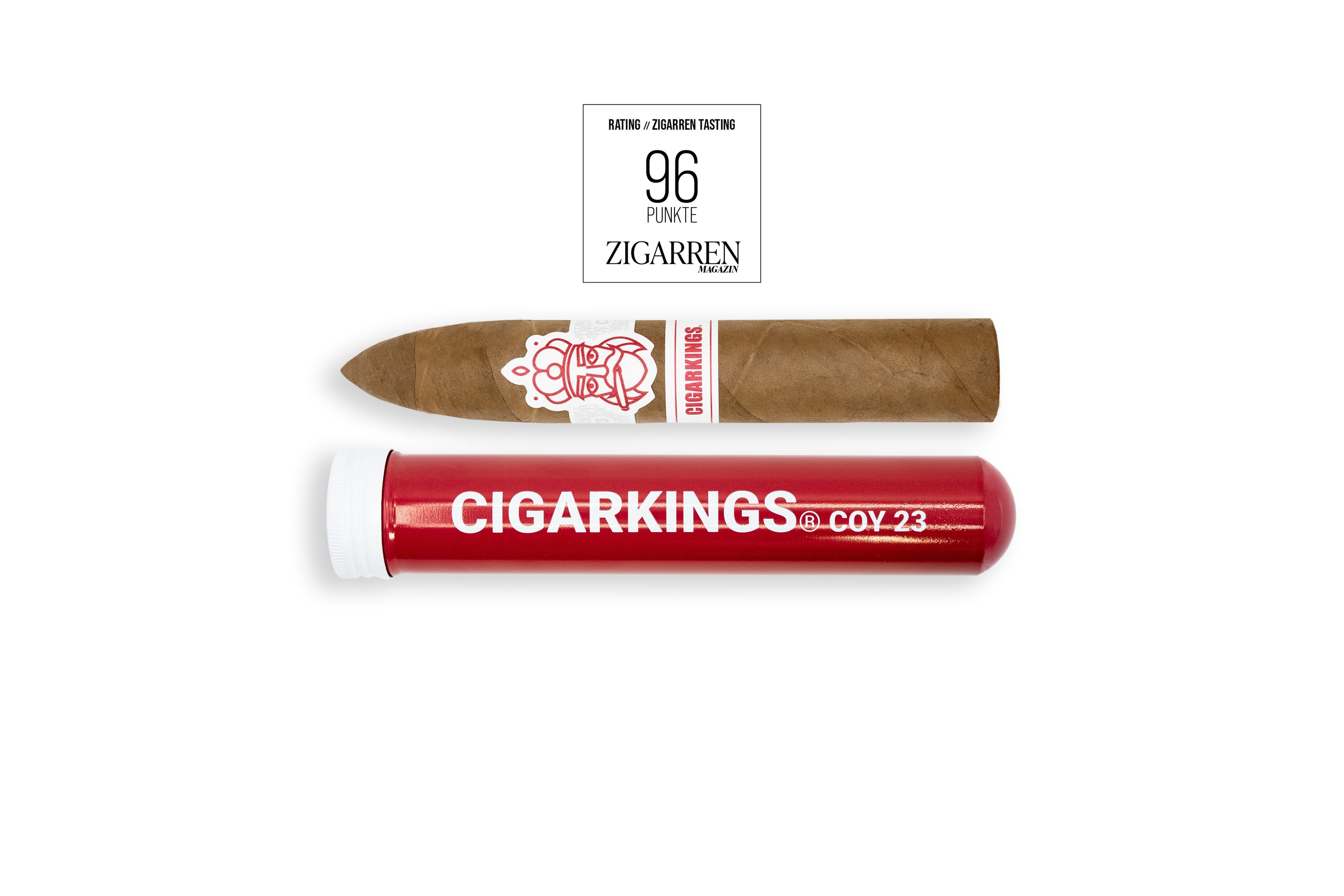 CigarKings COY 23 Belicoso Connecticut Tubos 96 Points Rating 